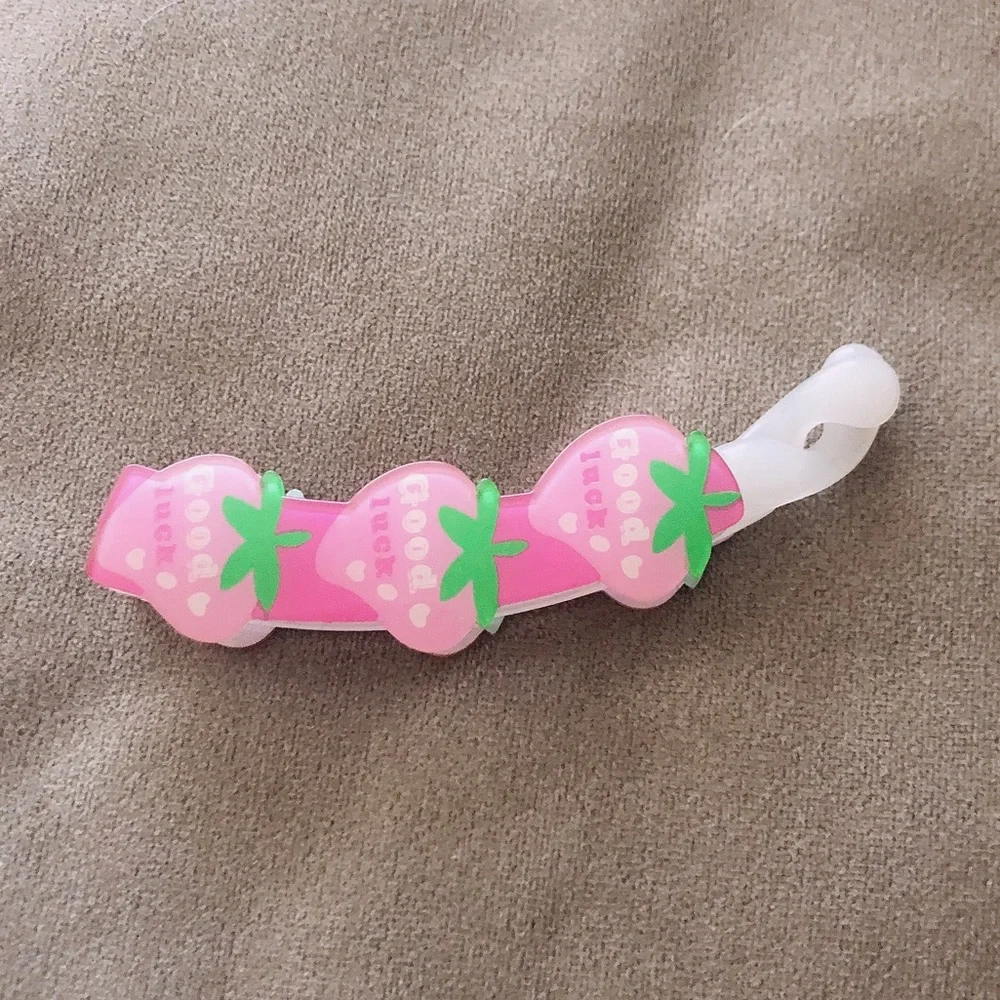 Strawberry Good Luck Hair Clip